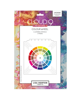 Lisa Horton Crafts Cloud 9 Ink School Colour Wheel Layering Stencils & Masks (LHCAS244)