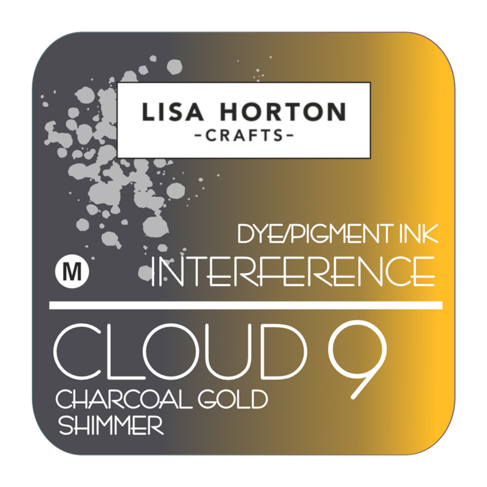 Lisa Horton Crafts Cloud 9 Interference Ink Pad Charcoal Gold (LHCIP081)