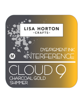 Lisa Horton Crafts Cloud 9 Interference Ink Pad Charcoal Gold (LHCIP081)