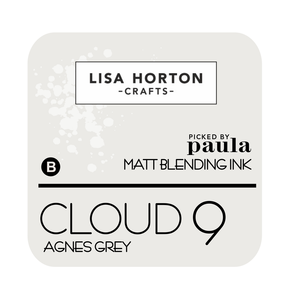 Lisa Horton Crafts Cloud 9 Matt Blending Ink Pads Agnes Grey (LHCIP244)