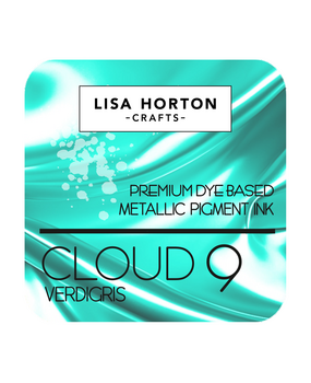Lisa Horton Crafts Cloud 9 Metallic Ink Pad Verdigris (LHCIP221)