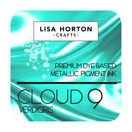 Lisa Horton Crafts Cloud 9 Metallic Ink Pad Verdigris (LHCIP221)