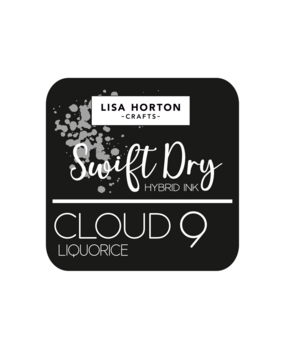 Lisa Horton Crafts Cloud 9 Swift Dry Hybrid Ink Pad Liquorice (LHCIP180)