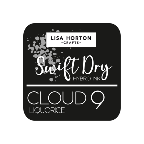 Lisa Horton Crafts Cloud 9 Swift Dry Hybrid Ink Pad Liquorice (LHCIP180)