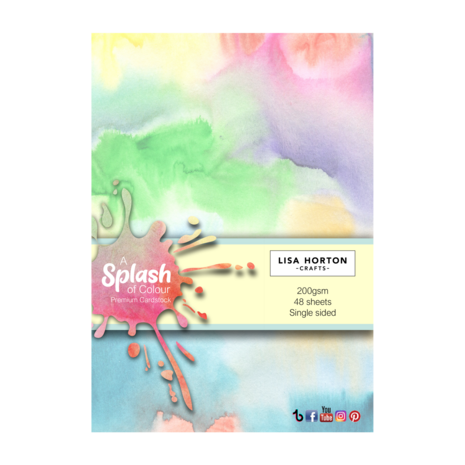 Lisa Horton Crafts A Splash of Colour 5x7 Inch Premium Cardstock (48pcs) (LHCPP045)