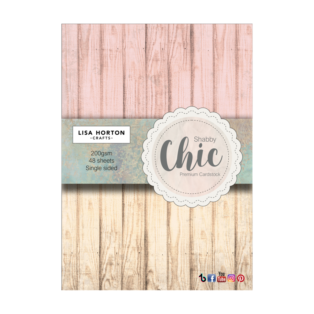 Lisa Horton Crafts Shabby Chic 5x7 Inch Premium Cardstock (48pcs) (LHCPP044)