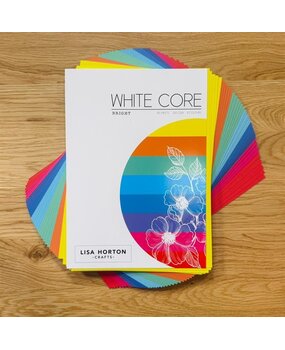 Lisa Horton Crafts White Core Bright Cardstock 250g (48pcs) (LHCPP051)