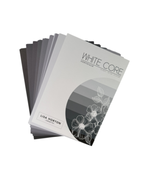 Lisa Horton Crafts White Core Greyscale Cardstock 250g (48pcs) (LHCPP056)