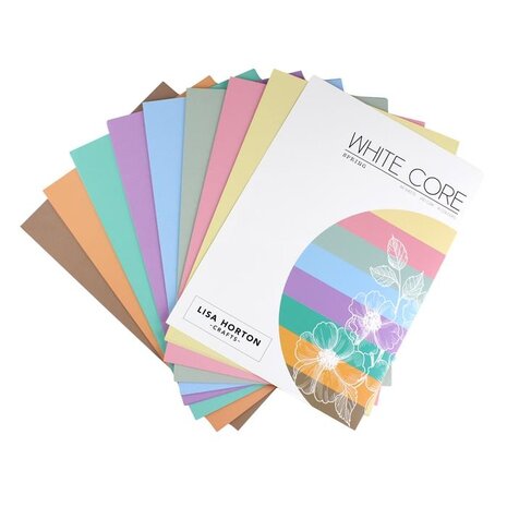 Lisa Horton Crafts White Core Spring Cardstock 250GSM (48pcs) (LHCPP048)