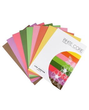 Lisa Horton Crafts White Core Summer Cardstock 250g (48pcs) (LHCPP049)