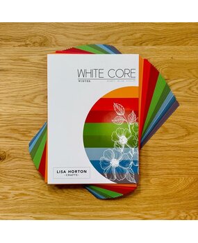 Lisa Horton Crafts White Core Winter Cardstock 250g (48pcs) (LHCPP057)