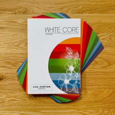 Lisa Horton Crafts White Core Winter Cardstock 250g (48pcs) (LHCPP057)