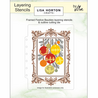 Lisa Horton Crafts Framed Festive Baubles 5x7 Inch Layering Stencils with Die (LHCAS205)