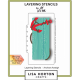 Lisa Horton Crafts Anchors Aweigh DL Layering Stencil (LHCAS109)