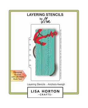 Lisa Horton Crafts Anchors Aweigh DL Layering Stencil (LHCAS109)