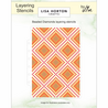 Lisa Horton Crafts Beaded Diamonds Layering Stencils (LHCAS234)