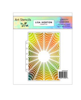 Lisa Horton Crafts Creepy Cobweb Art Stencil (LHCAS218)