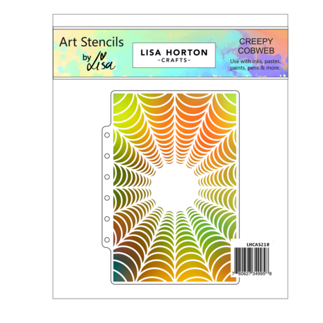 Lisa Horton Crafts Creepy Cobweb Art Stencil (LHCAS218)