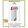 Lisa Horton Crafts Landscape Lighthouse DL 3D Layering Stencil (LHCAS110)