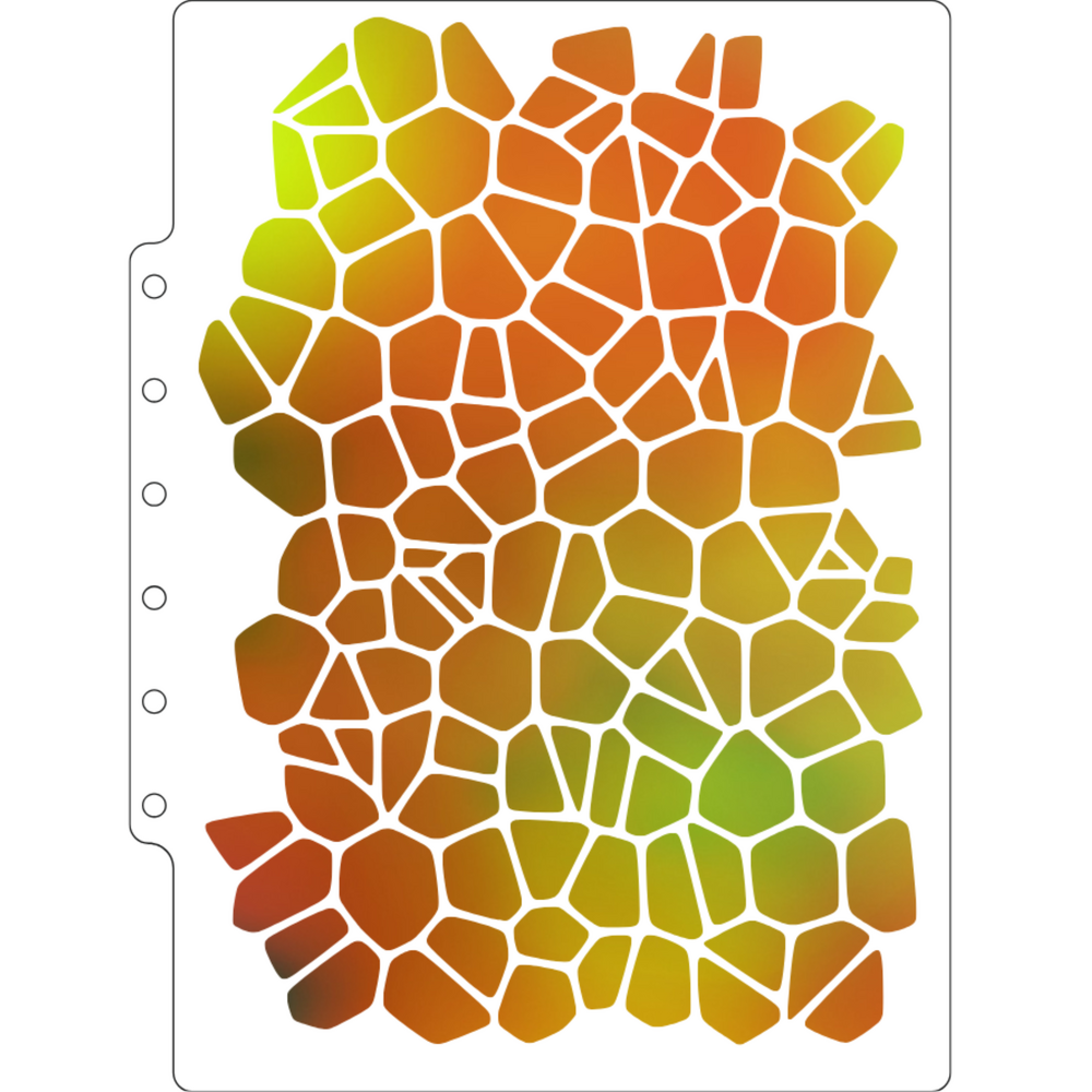 Lisa Horton Crafts Pebbles A5 Art Stencil (LHCAS195)