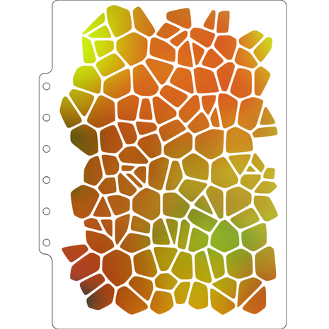 Lisa Horton Crafts Pebbles A5 Art Stencil (LHCAS195)