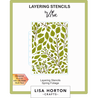 Lisa Horton Crafts Spring Foliage 5x7 Inch Layering Stencils (LHCAS190)