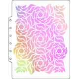 Lisa Horton Crafts Wavy Blooms A5 Art Stencil (LHCAS193)