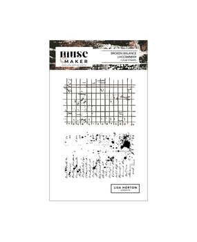 Lisa Horton Crafts Muse & Maker A6 Clear Stamp Set Broken Balance (LHCCSMM009)