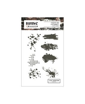 Lisa Horton Crafts Muse & Maker A6 Clear Stamp Set Chaotic Ink (LHCCSMM011)
