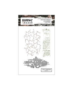 Lisa Horton Crafts Muse & Maker A6 Clear Stamp Set Cracked Terrain (LHCCSMM005)