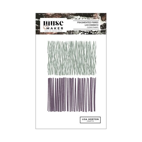 Lisa Horton Crafts Muse & Maker A6 Clear Stamp Set Fragmented Fibres (LHCCSMM010)