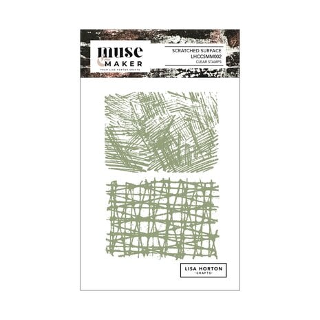 Lisa Horton Crafts Muse & Maker A6 Clear Stamp Set Scratched Surface (LHCCSMM002)