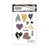 Lisa Horton Crafts Muse & Maker A6 Clear Stamp Set Shattered Affection (LHCCSMM012)