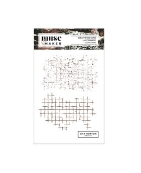 Lisa Horton Crafts Muse & Maker A6 Clear Stamp Set Weather Grid (LHCCSMM001)