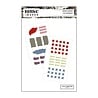 Lisa Horton Crafts Muse & Maker Art Stencils 4.5x8 Inch Mixed Marks (LHCASMM003)