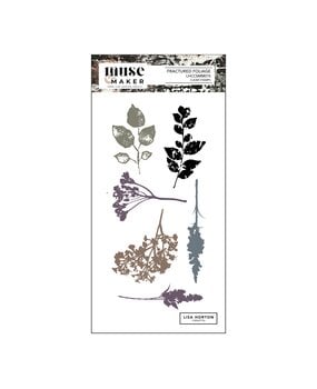 Lisa Horton Crafts Muse & Maker DL Clear Stamp Set Fractured Foliage (LHCCSMM015)