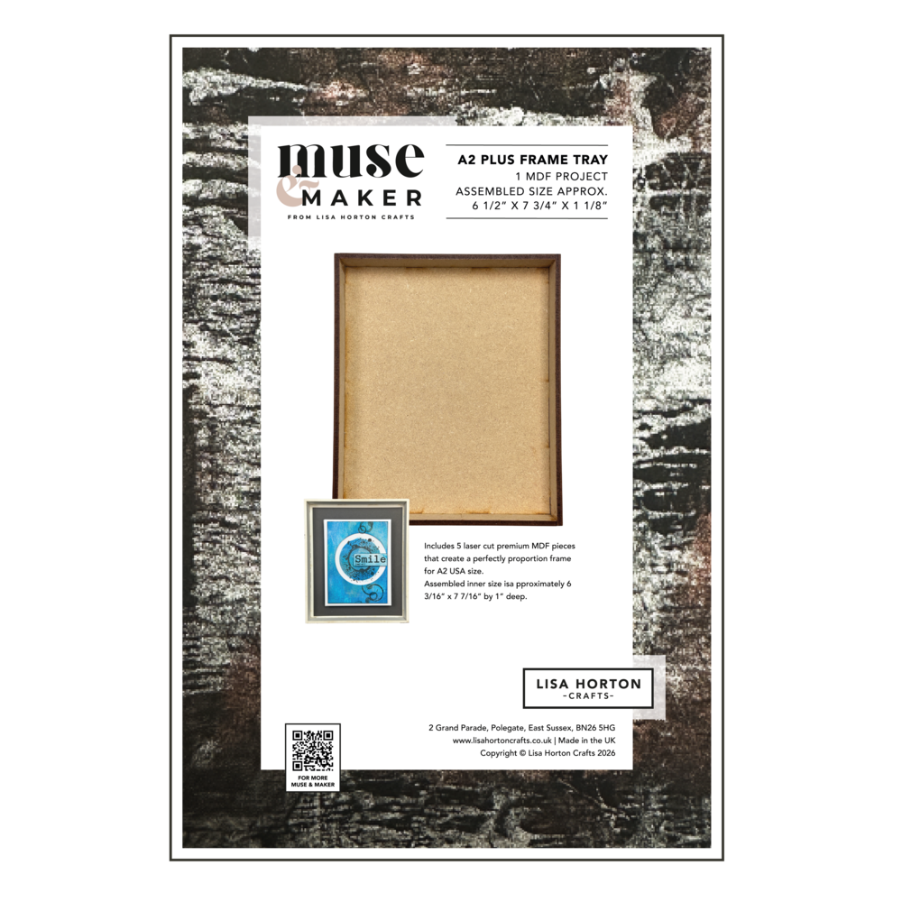 Lisa Horton Crafts Muse & Maker MDF A2 Plus Frame Tray (LHCSUMM003)