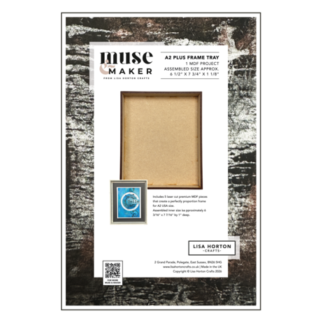Lisa Horton Crafts Muse & Maker MDF A2 Plus Frame Tray (LHCSUMM003)