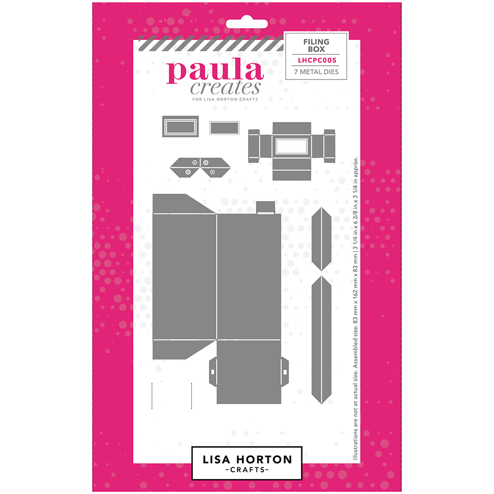 Lisa Horton Crafts Filing Box Die Set by Paula Creates (LHCPC005)