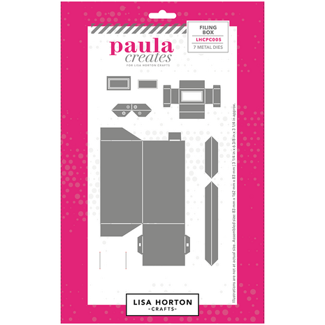 Lisa Horton Crafts Filing Box Die Set by Paula Creates (LHCPC005)