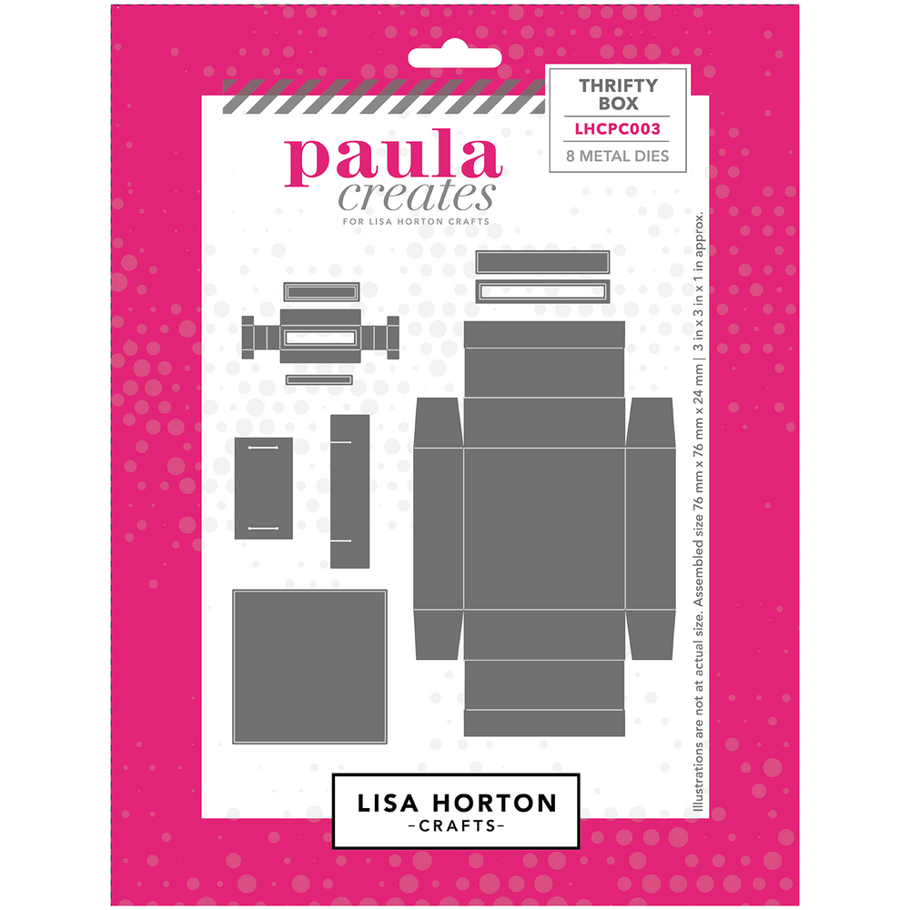 Lisa Horton Crafts Thrifty Box Die Set by Paula Creates (LHCPC003)