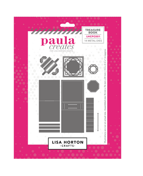 Lisa Horton Crafts Treasure Book Die Set by Paula Creates (LHCPC001)