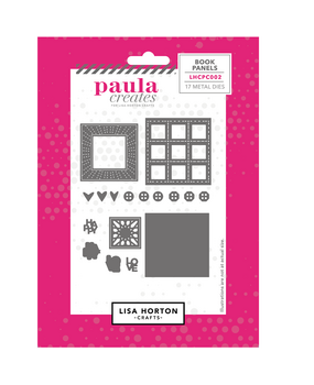 Lisa Horton Crafts Treasure Book Panels Die Set by Paula Creates (LHCPC002)