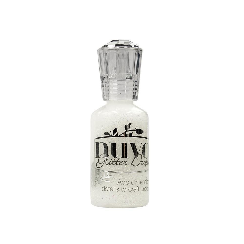 Nuvo Glitter Drops White Blizzard (758N)
