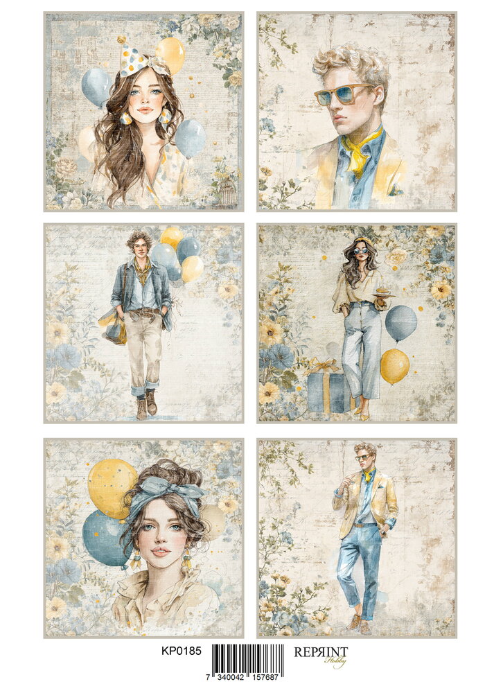 Reprint Celebration A4 Cutouts (KPA4125)