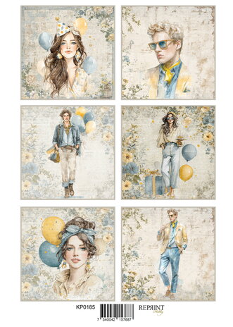 Reprint Celebration A4 Cutouts (KPA4125)