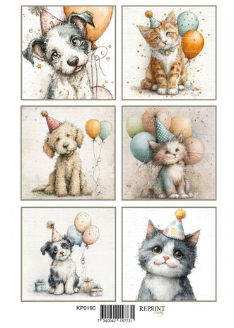 Reprint Celebration A4 Cutouts (KPA4125)