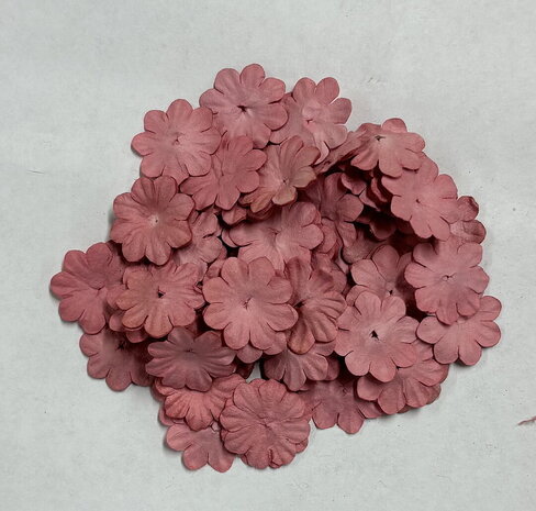 Reprint Paper Flowers Old Rose (100pcs) (FL015)