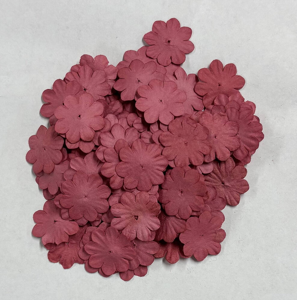 Reprint Paper Flowers Raspberry (100pcs) (FL017)