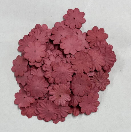 Reprint Paper Flowers Raspberry (100pcs) (FL017)